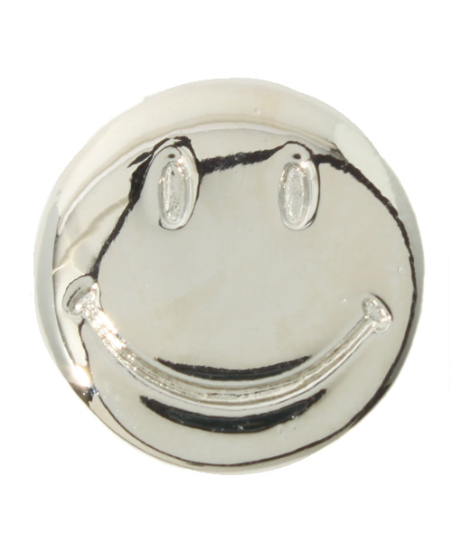 BEAMS BOY(ビームスボーイ)の「SOFT CREAM / スマイル ピンバッジ(ブローチ/コサージュ・レディース・ブラック系その他/イエロー系その他/シルバー/イエロー・ONE SIZE)」の2枚目の写真