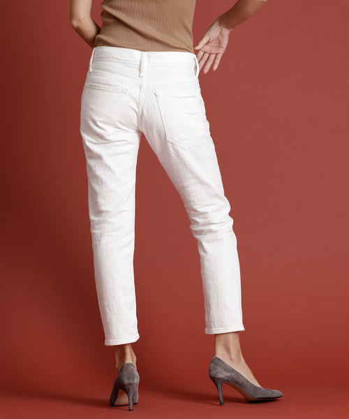 Munich(ミューニック)の「ルーズホワイトデニムスリムスラウチパンツ(デニムパンツ・レディース・オフホワイト・XXS/XS/S/M)」の16枚目の写真