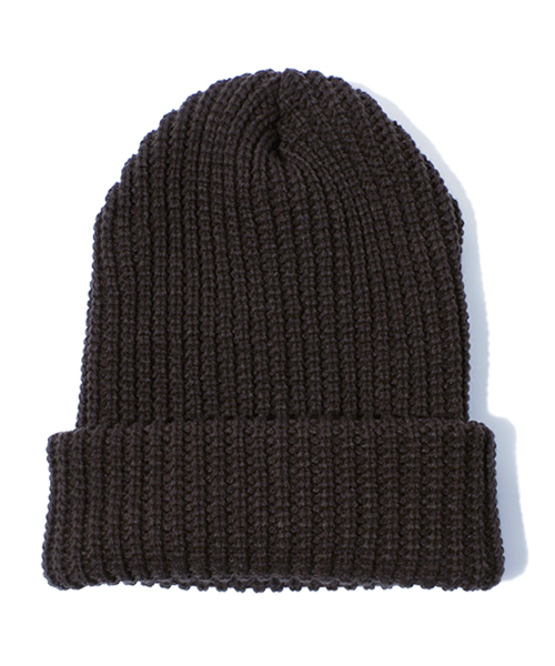 SHIPS(シップス)の「SA: アメリカ製 CHUNKY ニットキャップ(ニットキャップ/ビーニー・メンズ・ブラック/グリーン/ネイビー/ワイン/ブルー/ライトグレー/ブラウン/ダークグレー/スカイブルー・ONE SIZE)」の5枚目の写真