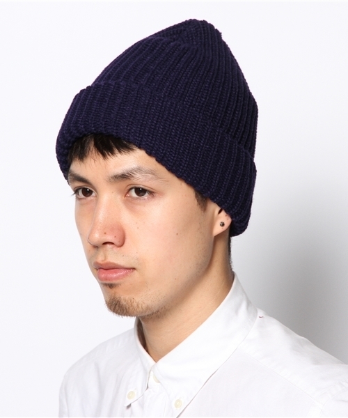 SHIPS(シップス)の「SA: アメリカ製 CHUNKY ニットキャップ(ニットキャップ/ビーニー・メンズ・ブラック/グリーン/ネイビー/ワイン/ブルー/ライトグレー/ブラウン/ダークグレー/スカイブルー・ONE SIZE)」の14枚目の写真