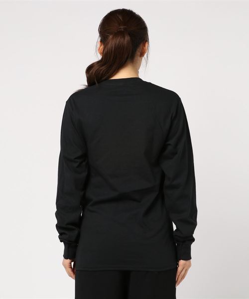 Champion(チャンピオン)の「【Champion/チャンピオン】オーバーサイズロンT/ビッグシルエット/オーバーサイズカットソー(Tシャツ/カットソー・レディース・ホワイト/ブラック/グレー・SMALL/MEDIUM/LARGE/X-LARGE)」の5枚目の写真