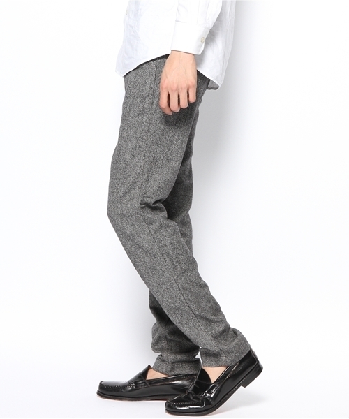 SHIPS(シップス)の「SC: ウール/シルク ストレッチ ツイード テーパード パンツ(スラックス・メンズ・グレー/ブラウン・29/31/32/30/33)」の3枚目の写真