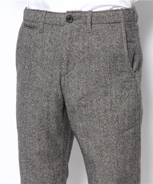 SHIPS(シップス)の「SC: ウール/シルク ストレッチ ツイード テーパード パンツ(スラックス・メンズ・グレー/ブラウン・29/31/32/30/33)」の5枚目の写真