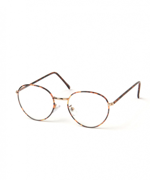 GLOBAL WORK（グローバルワーク）の「UVケアEYE WEAR/WOMEN/820379（メガネ・レディース・ブラック/ダークブラウン/イエロー/ブラウン系その他・FREE）」の3枚目の写真