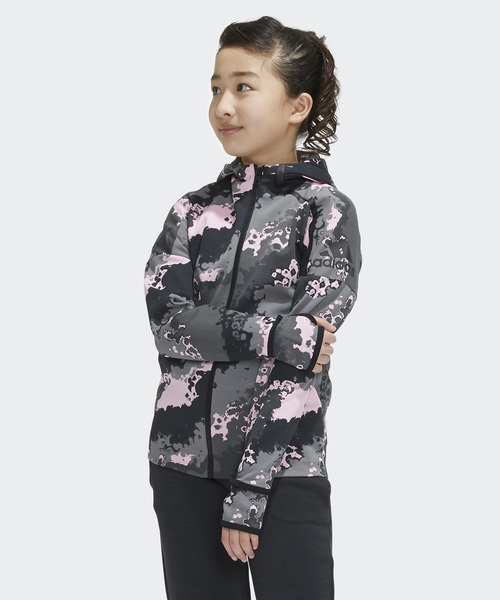 Adidas アディダス の Z N E フーディー ファストリリース Aop パーカー Wear