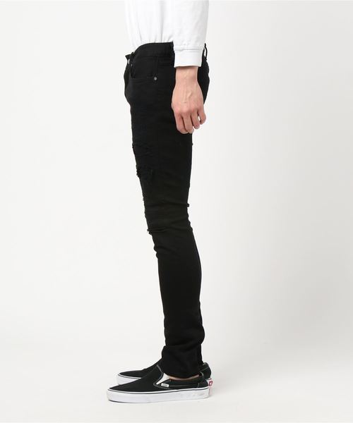 GOSTAR DE FUGA（ゴスタール ジフーガ）の「リメイクカラーストレッチスキニーパンツ（その他パンツ・メンズ・ブラック・L/M/S/XL）」の2枚目の写真