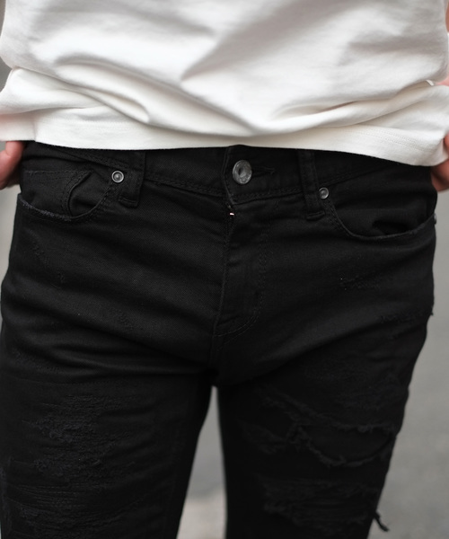 GOSTAR DE FUGA（ゴスタール ジフーガ）の「リメイクカラーストレッチスキニーパンツ（その他パンツ・メンズ・ブラック・L/M/S/XL）」の8枚目の写真