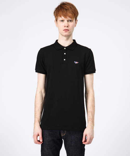 Maison Kitsune（メゾンキツネ）の「【Parisien】PARISIEN MAN POLO（ポロシャツ・メンズ・ホワイト/ブラック/グレー/イエロー/レッド/グリーン/ネイビー/ロイヤルブルー・XX-SMALL/SMALL/X-SMALL）」の3枚目の写真