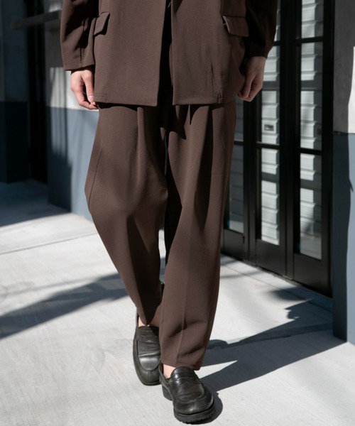 【セール】Bling Leads/梨地ジャージテーパードパンツ（その他パンツ）｜Bling Leads（ブリングリーズ）