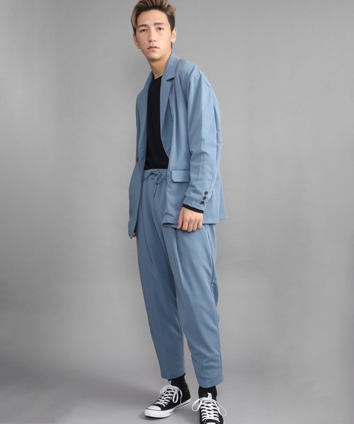 【セール】Bling Leads/梨地ジャージテーパードパンツ（その他パンツ）｜Bling Leads（ブリングリーズ）