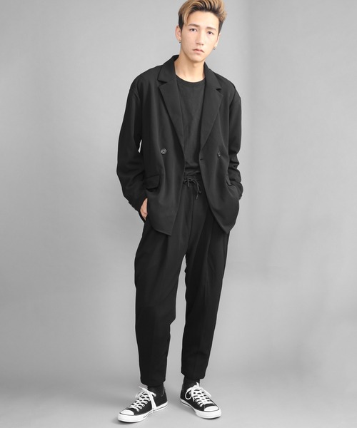 【セール】Bling Leads/梨地ジャージテーパードパンツ（その他パンツ）｜Bling Leads（ブリングリーズ）