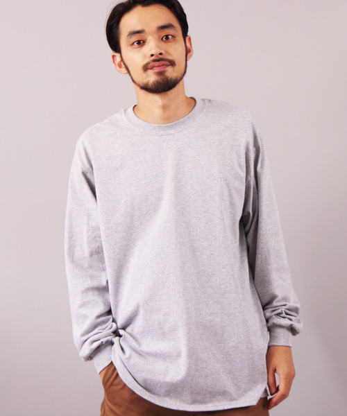 GILDAN(ギルダン)の「GILDAN ビッグシルエットロングTシャツ(Tシャツ/カットソー・メンズ・グリーン系その他/ブルー系その他/パープル/グレー系その他/ブラック系その他/ホワイト系その他/グリーン系その他3/ナチュラル/グレー系その他2/ライトピンク/ゴールド/オレンジ/レッド/ホワイト系その他2/グリーン系その他2/ライトブルー/マルーン/ロイヤルブルー/チャコールグレー/ブラック系その他2/ブルー系その他2・X-LARGE/LARGE/MEDIUM)」の1枚目の写真