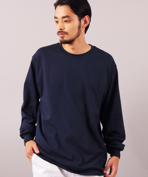 GILDAN(ギルダン)の「GILDAN ビッグシルエットロングTシャツ(Tシャツ/カットソー・メンズ・グリーン系その他/ブルー系その他/パープル/グレー系その他/ブラック系その他/ホワイト系その他/グリーン系その他3/ナチュラル/グレー系その他2/ライトピンク/ゴールド/オレンジ/レッド/ホワイト系その他2/グリーン系その他2/ライトブルー/マルーン/ロイヤルブルー/チャコールグレー/ブラック系その他2/ブルー系その他2・X-LARGE/LARGE/MEDIUM)」の13枚目の写真