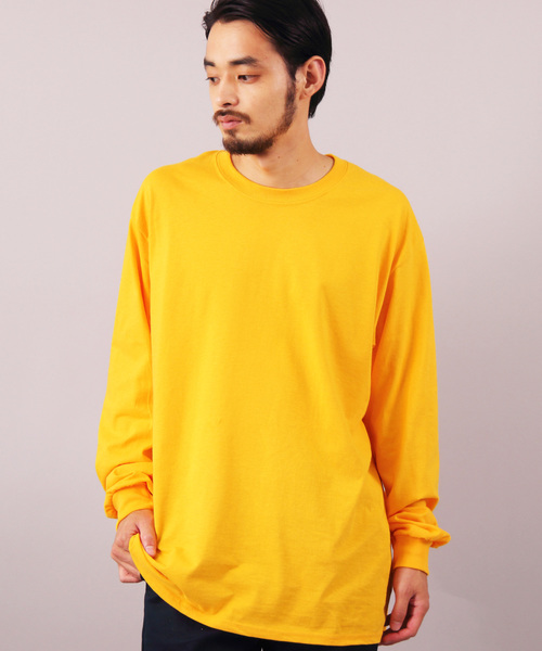 GILDAN(ギルダン)の「GILDAN ビッグシルエットロングTシャツ(Tシャツ/カットソー・メンズ・グリーン系その他/ブルー系その他/パープル/グレー系その他/ブラック系その他/ホワイト系その他/グリーン系その他3/ナチュラル/グレー系その他2/ライトピンク/ゴールド/オレンジ/レッド/ホワイト系その他2/グリーン系その他2/ライトブルー/マルーン/ロイヤルブルー/チャコールグレー/ブラック系その他2/ブルー系その他2・X-LARGE/LARGE/MEDIUM)」の21枚目の写真