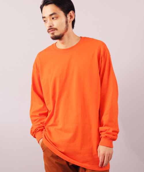 GILDAN(ギルダン)の「GILDAN ビッグシルエットロングTシャツ(Tシャツ/カットソー・メンズ・グリーン系その他/ブルー系その他/パープル/グレー系その他/ブラック系その他/ホワイト系その他/グリーン系その他3/ナチュラル/グレー系その他2/ライトピンク/ゴールド/オレンジ/レッド/ホワイト系その他2/グリーン系その他2/ライトブルー/マルーン/ロイヤルブルー/チャコールグレー/ブラック系その他2/ブルー系その他2・X-LARGE/LARGE/MEDIUM)」の20枚目の写真