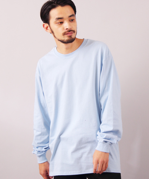 GILDAN(ギルダン)の「GILDAN ビッグシルエットロングTシャツ(Tシャツ/カットソー・メンズ・グリーン系その他/ブルー系その他/パープル/グレー系その他/ブラック系その他/ホワイト系その他/グリーン系その他3/ナチュラル/グレー系その他2/ライトピンク/ゴールド/オレンジ/レッド/ホワイト系その他2/グリーン系その他2/ライトブルー/マルーン/ロイヤルブルー/チャコールグレー/ブラック系その他2/ブルー系その他2・X-LARGE/LARGE/MEDIUM)」の12枚目の写真