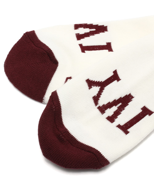 BEAMS BOY（ビームスボーイ）の「◎ROSTER SOCKS / シティーカレッジ WHITE（ソックス/靴下・レディース・ホワイト/ホワイト系その他/その他1・ONE SIZE）」の6枚目の写真