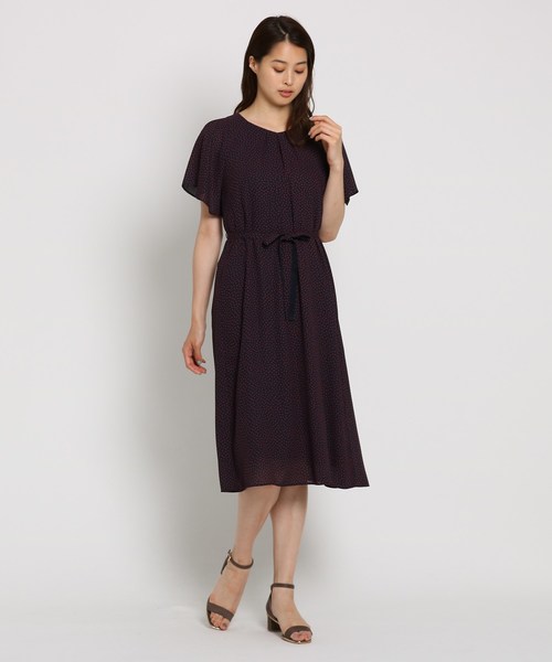 美しい 洗える プチフラワードットワンピース ワンピース プチフラワードットワンピース 545 19 01 をセール価格で購入できます World 洗える セール ワンピース ドレス Sunauna スーナウーナ のファッション