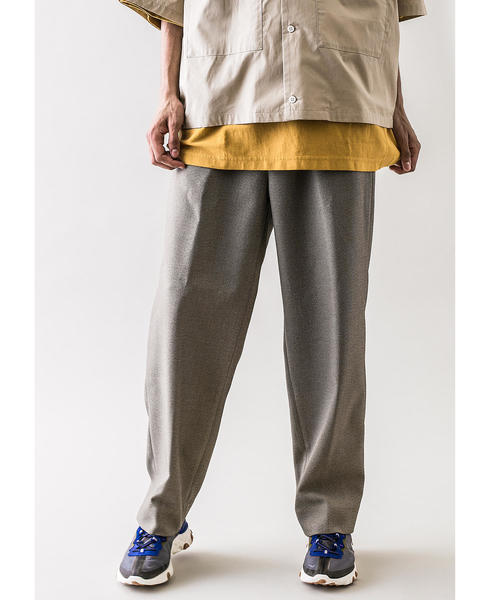 MONKEY TIME（モンキータイム）の「＜monkey time＞ SHARK SKIN WIDE 1P PANTS/ワイドパンツ（その他パンツ・メンズ・ベージュ・S/L/M）」の4枚目の写真