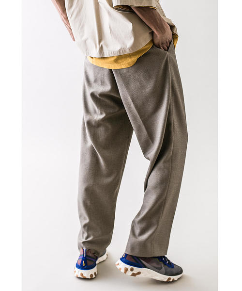 MONKEY TIME（モンキータイム）の「＜monkey time＞ SHARK SKIN WIDE 1P PANTS/ワイドパンツ（その他パンツ・メンズ・ベージュ・S/L/M）」の8枚目の写真