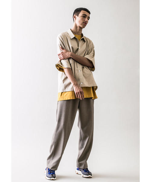 MONKEY TIME（モンキータイム）の「＜monkey time＞ SHARK SKIN WIDE 1P PANTS/ワイドパンツ（その他パンツ・メンズ・ベージュ・S/L/M）」の7枚目の写真