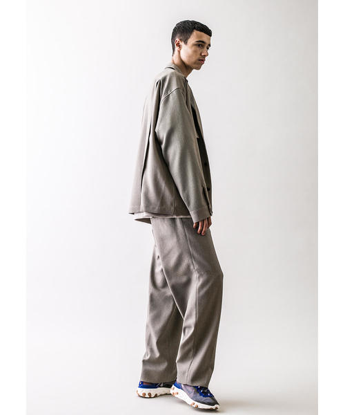 MONKEY TIME（モンキータイム）の「＜monkey time＞ SHARK SKIN WIDE 1P PANTS/ワイドパンツ（その他パンツ・メンズ・ベージュ・S/L/M）」の10枚目の写真