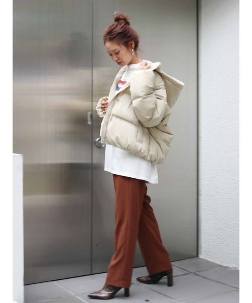 Ungrid（アングリッド）の「カラーテーパードパンツ（その他パンツ・レディース・ブラウン/レッド・SMALL/MEDIUM）」の8枚目の写真