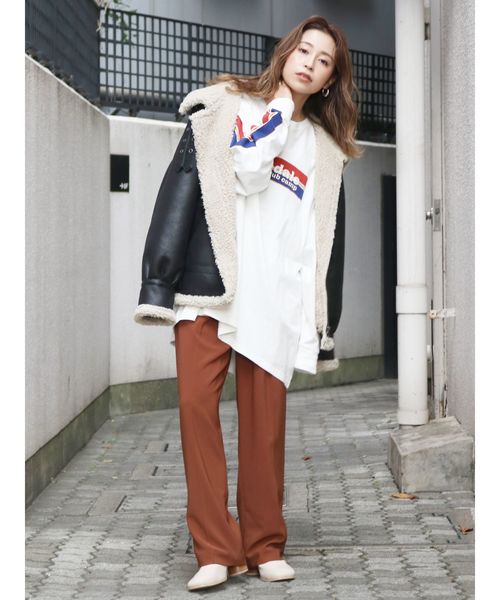 Ungrid（アングリッド）の「カラーテーパードパンツ（その他パンツ・レディース・ブラウン/レッド・SMALL/MEDIUM）」の16枚目の写真