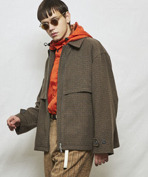 MAISON SPECIAL | テックツイードウールライクブルゾン【MAISON SPECIAL/メゾンスペシャル】(ブルゾン)