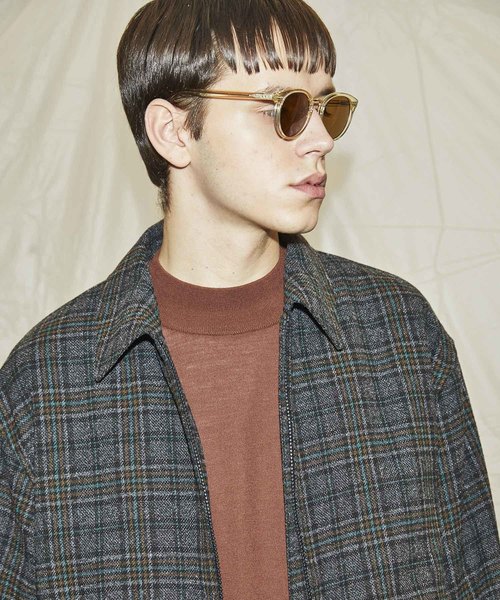 MAISON SPECIAL（メゾンスペシャル）の「テックツイードウールライクブルゾン【MAISON SPECIAL/メゾンスペシャル】（ブルゾン・メンズ・ブラック/ベージュ・44/46/48）」の13枚目の写真