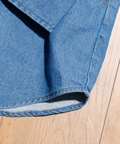 And A（アンドエー）の「WRANGLER ラングラー / BIG FIT SHIRTS オーバーサイズ ウエスタンデニムシャツ / WL0009（シャツ/ブラウス・レディース・インディゴブルー・SMALL/MEDIUM）」の3枚目の写真