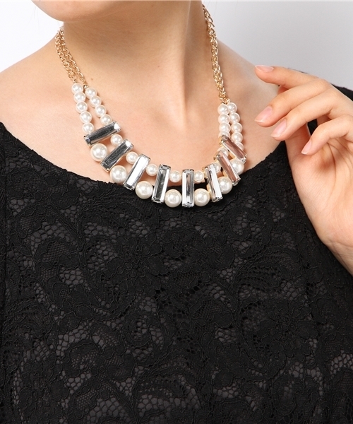 mystic（ミスティック）の「コネクトパールネックレス（ネックレス・レディース・オフホワイト・ﾌﾘ-）」の4枚目の写真