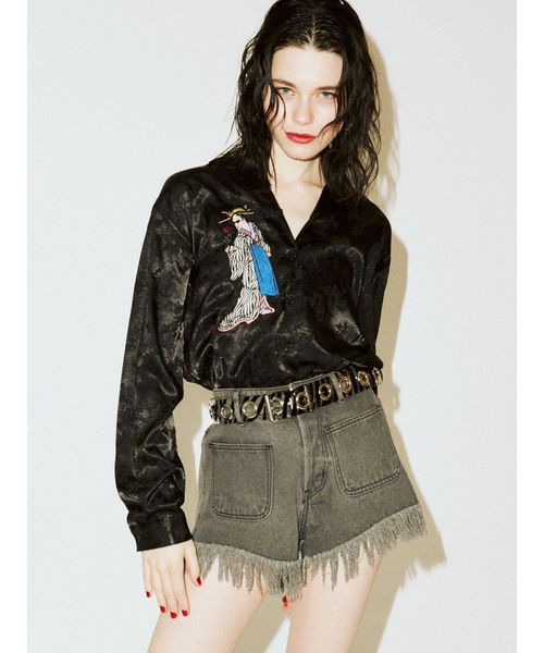 jouetie(ジュエティ)の「ビッグハトメベルト(ベルト・レディース・ブラック/クリア/その他1/その他2・FREE)」の6枚目の写真