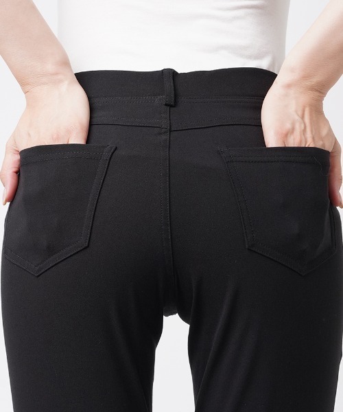 Tuche（トゥシェ）の「【Tuche】 ベルトループ付 ハイストレッチコットン スタイリッシュボトム（その他パンツ・レディース・ベージュ/ブラック/ホワイト/ダークブラウン/カーキ・MEDIUM/LARGE/X-LARGE）」の10枚目の写真