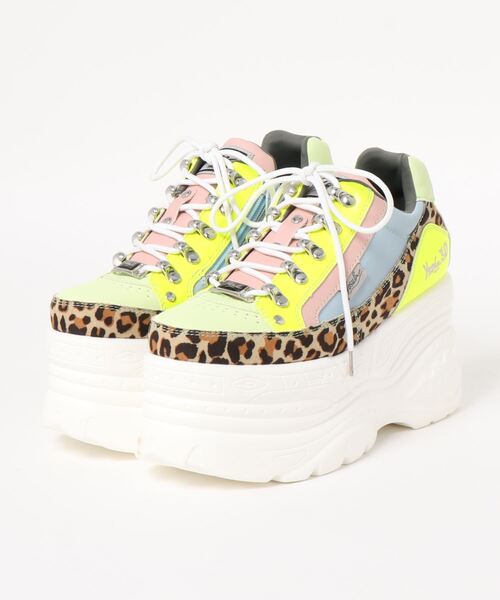 YOSUKE（ヨースケ）の「「YOSUKE/ヨースケ」厚底レースアップスニーカー（スニーカー・レディース・ホワイト系その他/シルバー系その他/ブラック系その他/ブラック/マルチ/ベージュ系その他/その他/ブラック×グリーン/ライトベージュ/ブラックミックス/ブラック×レッド/ブラック×ホワイト/ベージュ/ゴールド/ブラック×パープル/シルバー・24.5/25/22.5/23/24/23.5）」の16枚目の写真