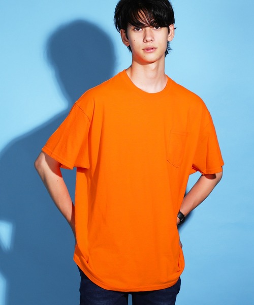 Gildan ギルダン ビッグシルエット オーバーサイズ 半袖 ポケット Tシャツ Tシャツ カットソー Gildan ギルダン のファッション通販 Zozotown