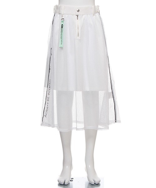 セール ロゴチャームつきメッシュ重ねスカート スカート Blue Cross Girls ブルークロスガールズ のファッション通販 Zozotown