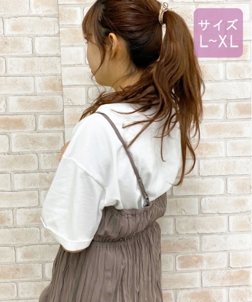 apres jour(アプレジュール)の「【大きいサイズ】クリンクルキャミワンピ×Tシャツセット【ZOZOTOWN限定アイテム】(ワンピース・レディース・ミント/モカ/その他/アイボリー・X-LARGE)」の13枚目の写真