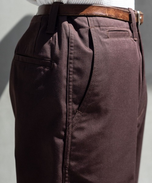 Milok（ミロック）の「WIDE CHINO PANTS（チノパンツ・メンズ・ブラウン・46/48）」の6枚目の写真