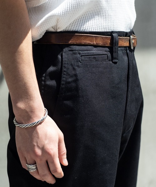 Milok（ミロック）の「WIDE CHINO PANTS（チノパンツ・メンズ・ブラウン・46/48）」の11枚目の写真