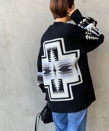 [PENDLETON/ペンドルトン] 別注 バックハーディングクルーネックニット