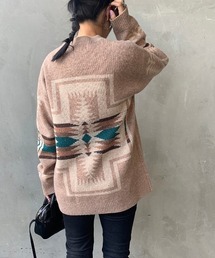 [PENDLETON/ペンドルトン] 別注 バックハーディングクルーネックニット