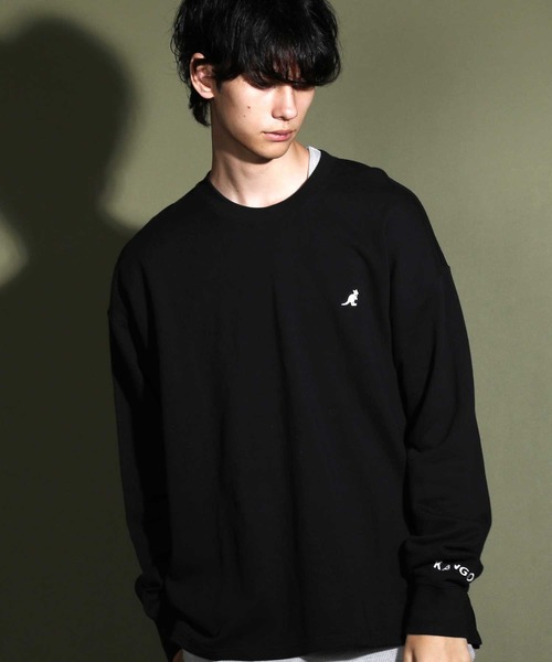 KANGOL(カンゴール)の「KANGOL / カンゴール 刺繍ロゴトレーナー ( タンクトップ付き )(スウェット・メンズ・グリーン系その他/ベージュ系その他/ブラック/ホワイト/ブラウン系その他/グレー/ブラウン/ブルー系その他/グレー系その他/ブラック系その他/ホワイト系その他/ベージュ/ダークグリーン/ネイビー・M/S/L/XL)」の6枚目の写真