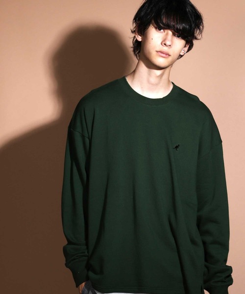 KANGOL(カンゴール)の「KANGOL / カンゴール 刺繍ロゴトレーナー ( タンクトップ付き )(スウェット・メンズ・グリーン系その他/ベージュ系その他/ブラック/ホワイト/ブラウン系その他/グレー/ブラウン/ブルー系その他/グレー系その他/ブラック系その他/ホワイト系その他/ベージュ/ダークグリーン/ネイビー・M/S/L/XL)」の12枚目の写真