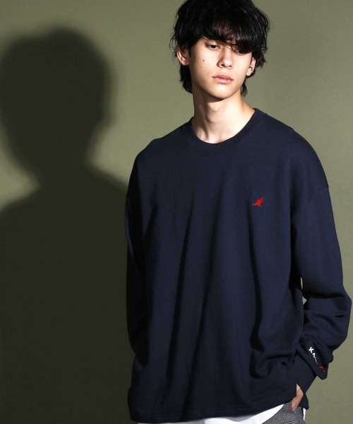 KANGOL(カンゴール)の「KANGOL / カンゴール 刺繍ロゴトレーナー ( タンクトップ付き )(スウェット・メンズ・グリーン系その他/ベージュ系その他/ブラック/ホワイト/ブラウン系その他/グレー/ブラウン/ブルー系その他/グレー系その他/ブラック系その他/ホワイト系その他/ベージュ/ダークグリーン/ネイビー・M/S/L/XL)」の14枚目の写真