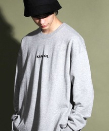 KANGOL / カンゴール 刺繍ロゴトレーナー ( タンクトップ付き )