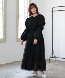 【ZOZO限定】サキシマamp「パフスリーブトップス」