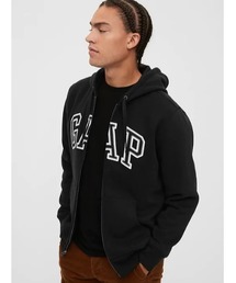 GAP | Gapロゴ カーボナイズド フリース フルジップ パーカー(パーカー)