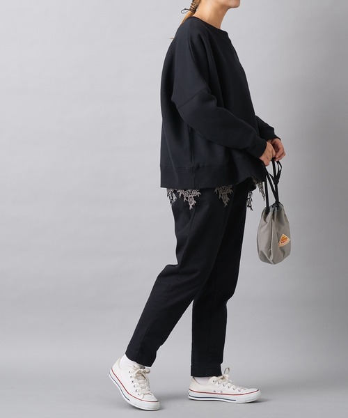 PUAL CE CIN(ピュアルセシン)の「裾レースロングスリーブ(Tシャツ/カットソー・レディース・ライトベージュ/グレー/ブラック・FREE)」の18枚目の写真