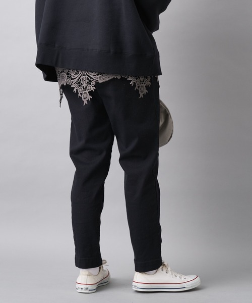 PUAL CE CIN(ピュアルセシン)の「裾レースロングスリーブ(Tシャツ/カットソー・レディース・ライトベージュ/グレー/ブラック・FREE)」の21枚目の写真